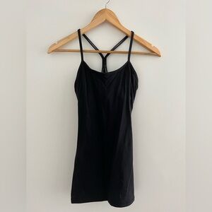 Lululemon Black Strappy Tank Top – Size 2